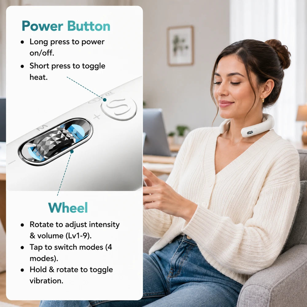 Relivia NeckPro™️ – 4D Heated Neck Massager